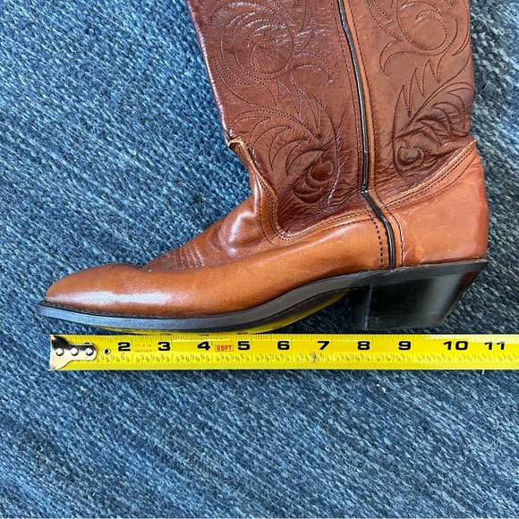 Vintage Acme Leather Cowboy Western Boots 6.5 - Picture 10 of 11